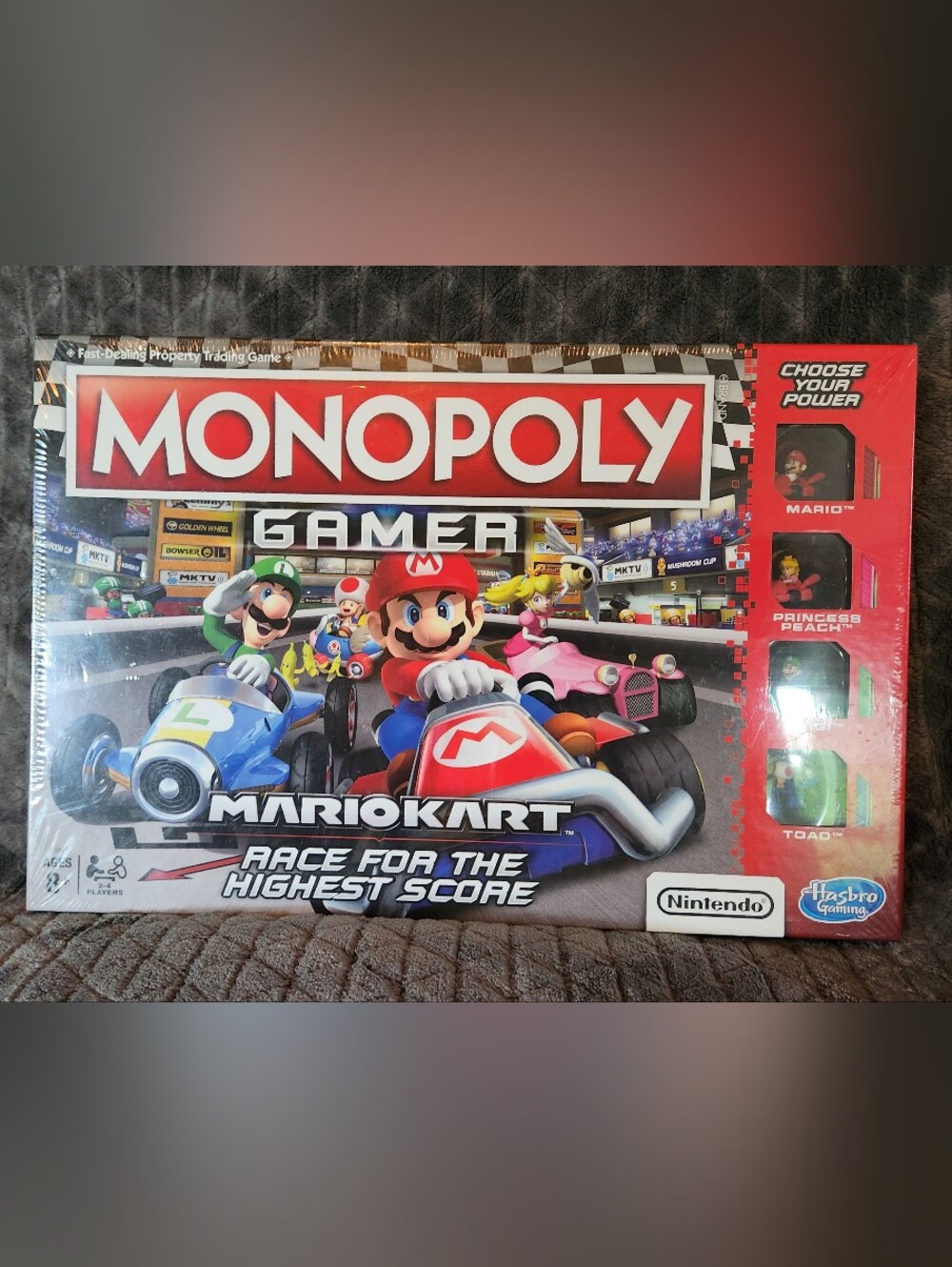 Monopoly Gamer Mario Kart Board Game Nintendo Hasbro 2018 Brand New Sealed